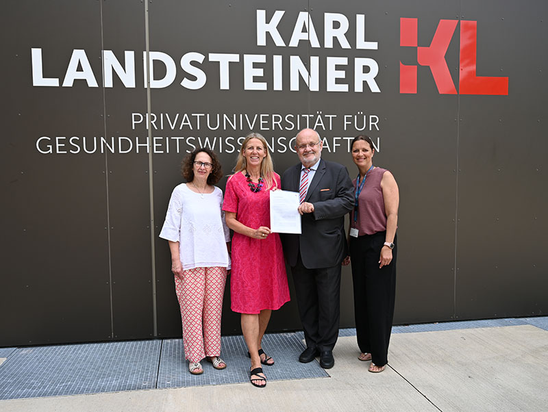 Bildungskooperation HLM HLW Krems Karl Landsteiner Privatuni Kooperation