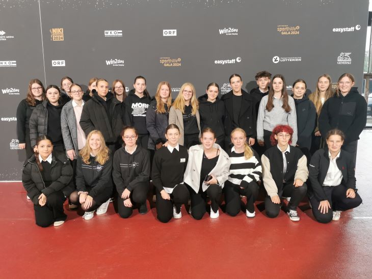 HLW Krems bei der Sporthilfegala Wien